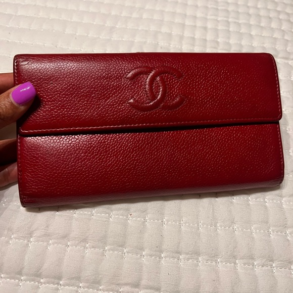 Authentic caviar Chanel wallet - Picture 8 of 12